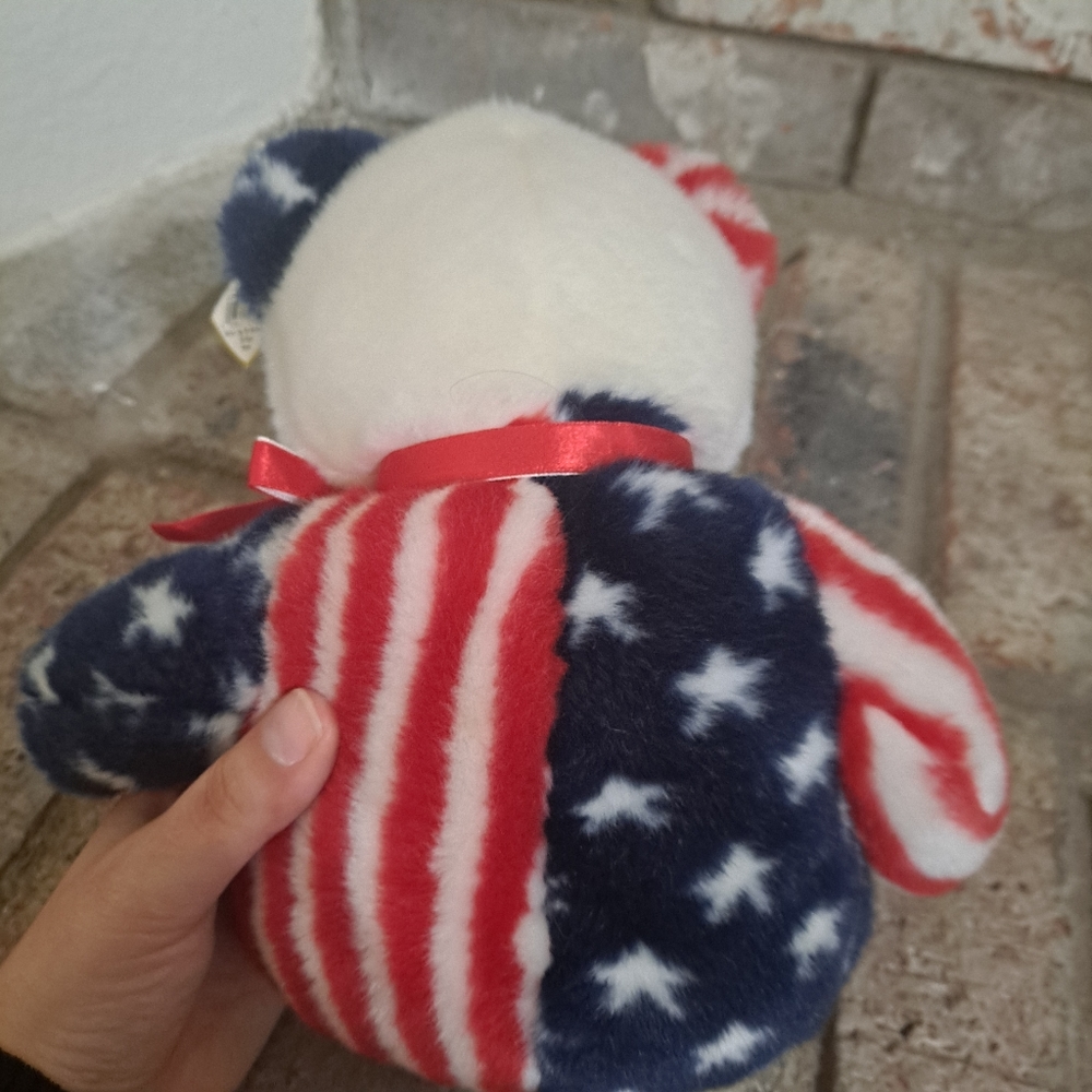LAST DAY: LARGE Spangles TY Beanie teddy bear - Picture 6 of 7